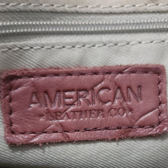 American Leather Co. Lenox Triple Entry Brown Leather Satchel - Picture 10 of 10